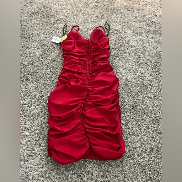 Curves Ahead Shirred Mini Dress - Picture 6 of 7